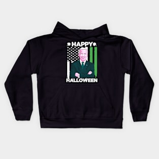 Biden St Patricks Day Happy Halloween Kids Hoodie